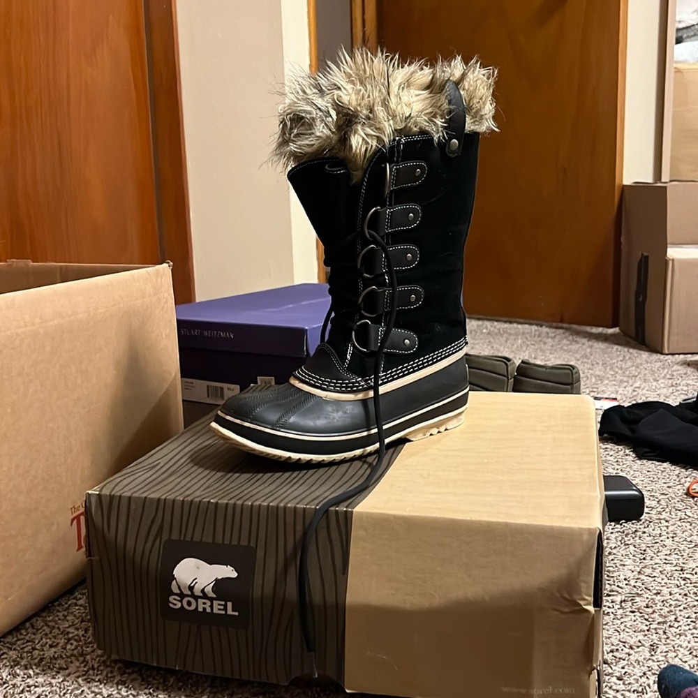 Sorel Winter fur boots (waterproof) size 8